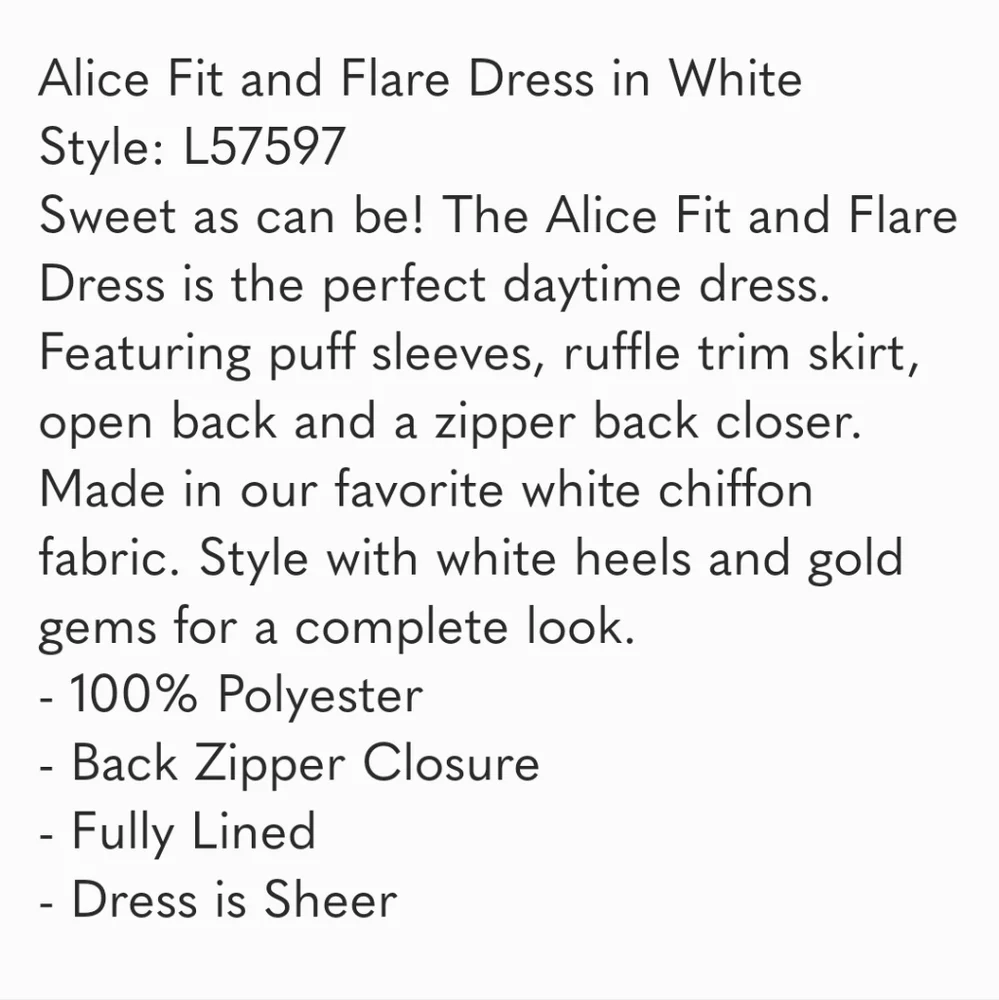 Lucy in the Sky Sparkly Fit and Flare Dress Back Cutout White Silver Shimmer M - Picture 5 of 9